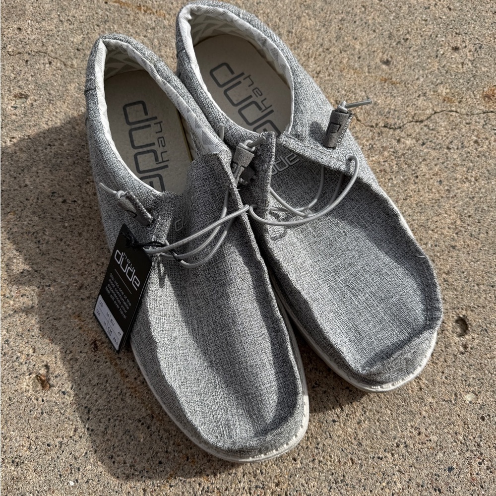 Hey Dude Men's Wally Iron Blend Linen Shoes